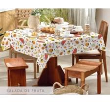 Toalha de mesa retangular 6 cadeiras teka - tamanho 1,40x2,10