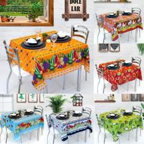 Toalha de Mesa Retangular 6 Lugares 2,10 x 1,40 Estampas Variadas Toalha de Mesa Retangular 6 Lugares 2,10 x 1,40 Estampas Variadas