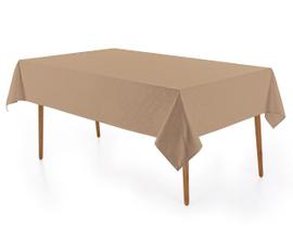 Toalha de Mesa Retangular 6 Lugares Alamanda Marrom Karsten