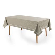 Toalha de Mesa Retangular 6 Lugares Antoni Cinza/Branco Toalha de Mesa Retangular 6 Lugares Antoni Cinza/Branco