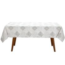 Toalha de Mesa Retangular 6 Lugares Clean Martin 1,40mx2,10m - Döhler