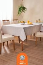Toalha de Mesa Retangular 6 Lugares Copacabana 1,40 m x 2,20 m - Lepper