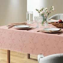 Toalha de Mesa Retangular 6 Lugares Karsten Melli Rosa