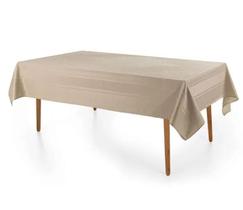 Toalha de Mesa Retangular 6 Lugares Lesier Bege Karsten