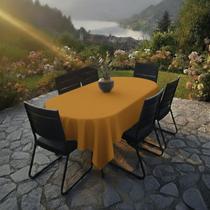 Toalha De Mesa Retangular 6 Lugares Oxford 220x145cm Toalha De Mesa Retangular 6 Lugares Oxford 220x145cm