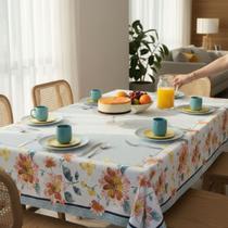 Toalha de Mesa Retangular 6 lugares POP Lepper Estampa Manjar Floral 1,40x2,10m Toalha de Mesa Retangular 6 lugares POP Lepper Estampa Manjar Floral 1,40x2,10m