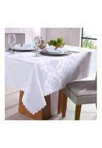 Toalha de Mesa Retangular 6 Lugares Tessi Jacquard