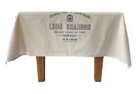 Toalha De Mesa Retangular 8 Lugares 260X160Cm Champagne