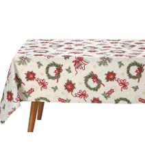 Toalha de Mesa Retangular 8 Lugares Celebra Natal 121 Dohler