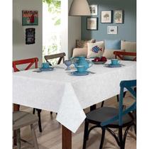 Toalha de Mesa Retangular 8 Lugares Clean Athenas Edite Dohler