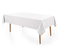 Toalha De Mesa Retangular 8 Lugares Verissimo Branca Karsten