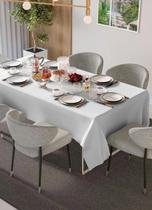 Toalha de mesa retangular champanhe magnum branca Toalha de mesa retangular champanhe magnum branca