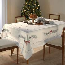Toalha de Mesa Retangular Clean Matisse Estampada Natal 1,60m x 2,30m - Dohler