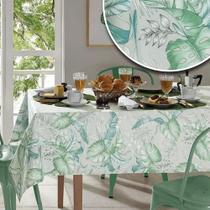 Toalha de Mesa Retangular Clean Renova Digital Dohler - 8 Lugares 1,60 x 2,70 - Tecido Limpa Fácil Toalha de Mesa Retangular Clean Renova Digital Dohler - 8 Lugares 1,60 x 2,70 - Tecido Limpa Fácil