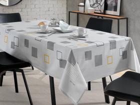 Toalha de Mesa Retangular Döhler Cinza - 160x270cm Clear Renova Gael D Toalha de Mesa Retangular Döhler Cinza - 160x270cm Clear Renova Gael D