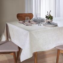 Toalha de Mesa Retangular Döhler Clean Edite Bege 8 Lugares Toalha de Mesa Retangular Döhler Clean Edite Bege 8 Lugares