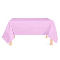 Toalha de Mesa Retangular em Oxford Rosa Bebê Toalha de Mesa Retangular em Oxford Rosa Bebê