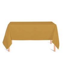 Toalha de Mesa Retangular em Tecido Jacquard Dourado e Preto Liso Tradicional Toalha de Mesa Retangular em Tecido Jacquard Dourado e Preto Liso Tradicional
