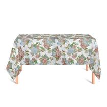 Toalha de Mesa Retangular em Tecido Jacquard Estampado Floral Rosa Envelhecido Toalha de Mesa Retangular em Tecido Jacquard Estampado Floral Rosa Envelhecido