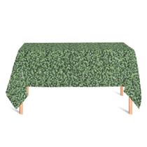 Toalha de Mesa Retangular em Tecido Jacquard Estampado Muro Inglês