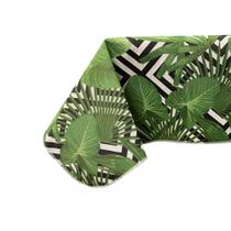 Toalha De Mesa Retangular Estampada Folhagens