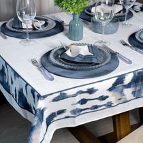 Toalha de Mesa Retangular Ikat 8 Lugares 140x270cm Ikat