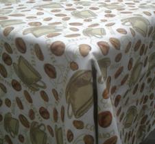 Toalha de Mesa Retangular Impermeavel 160x220 cm Cafe