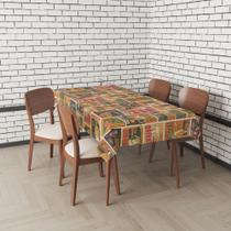 Toalha De Mesa Retangular Impermeavel Termica 6 Lugares