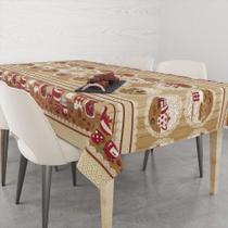 Toalha De Mesa Retangular Impermeavel Termica Estampa Chá da Tarde