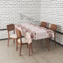 Toalha De Mesa Retangular Impermeavel Termica Estampa Patisserie Toalha De Mesa Retangular Impermeavel Termica Estampa Patisserie