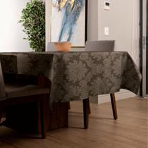 Toalha de Mesa Retangular Jacquard Medalhão