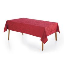 Toalha de Mesa Retangular Jacquard Natal - Azevinho - 8 Lugares - Karsten