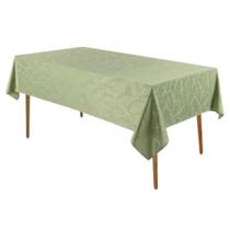 Toalha De Mesa Retangular Karsten 12 Lugares Jacquard Verde