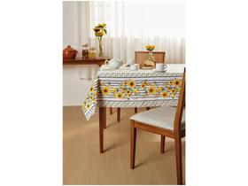 Toalha de Mesa Retangular Lepper Amarelo - 140x210cm POP Campestre