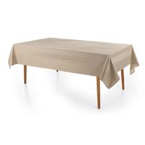 Toalha de Mesa Retangular Lesier - 6 Lugares - Noz Moscada - Karsten