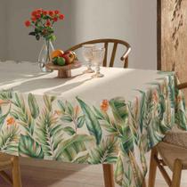 Toalha de Mesa Retangular Limpa Fácil Döhler Clean Hercules 6 Lugares