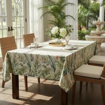 Toalha de Mesa Retangular Limpa Fácil Döhler Clean Hercules 6 Lugares -