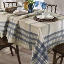 Toalha de Mesa Retangular Limpa Fácil Döhler Clean Luna 8 Lugares 160 x 270 cm