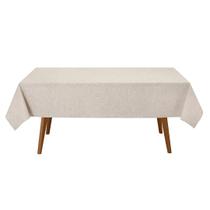 Toalha de mesa retangular linhares liso natural Toalha de mesa retangular linhares liso natural