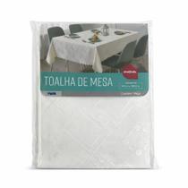 Toalha de Mesa Retangular Luxo 1,40 x 1,80m - - Branco Toalha de Mesa Retangular Luxo 1,40 x 1,80m - - Branco