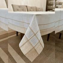 Toalha de Mesa Retangular Maison Charmy Linen 1,60x2,60m Argivai
