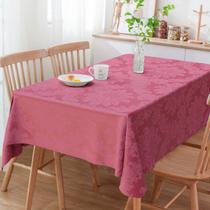 Toalha De Mesa Retangular Medalhão Marsala 3m x 1.40m