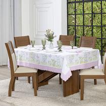 Toalha de Mesa Retangular p/ 6 Cadeiras 2,20 X 1,50 Páscoa e Encantos Decoração, Cozinha, Sala