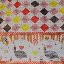 Toalha de mesa Retangular para 6 cadeiras (1,95 x 1,38) - Grill Galinha