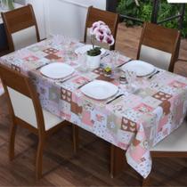 Toalha De Mesa Retangular Quadrada Oxford Decoração Cozinha Estampada