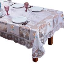 Toalha de Mesa Retangular Rendada 1,60M x 2,17M Estampada