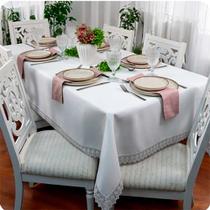 Toalha de Mesa Retangular Rendarte Blanc 1,60x2,60m Argivai Toalha de Mesa Retangular Rendarte Blanc 1,60x2,60m Argivai