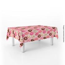 Toalha de Mesa Retangular Rosquinhas 220x150cm Toalha de Mesa Retangular Rosquinhas 220x150cm