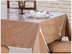 Toalha de Mesa Retangular Salehtex Impermeável - Transparente 140x200cm Protetor