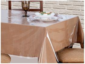 Toalha de Mesa Retangular Salehtex Impermeável - Transparente 140x200cm Protetor